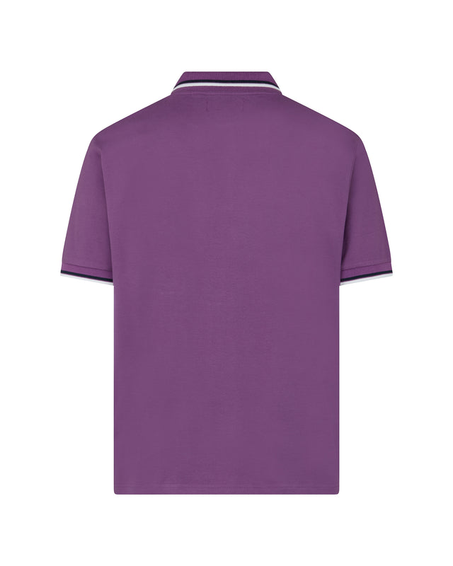 STRETCH PIQUET STRIPES POLO