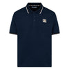 STRETCH PIQUET STRIPES POLO