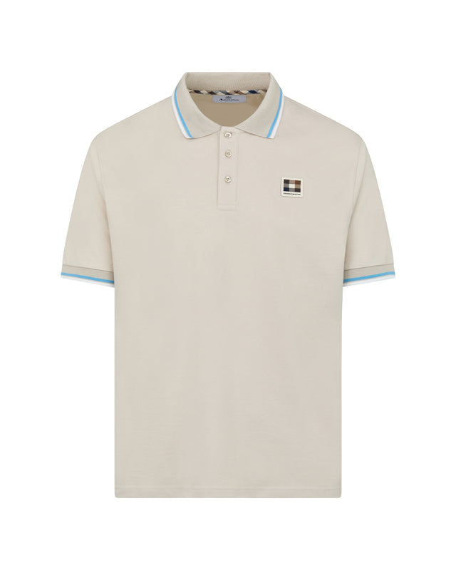 STRETCH PIQUET STRIPES POLO