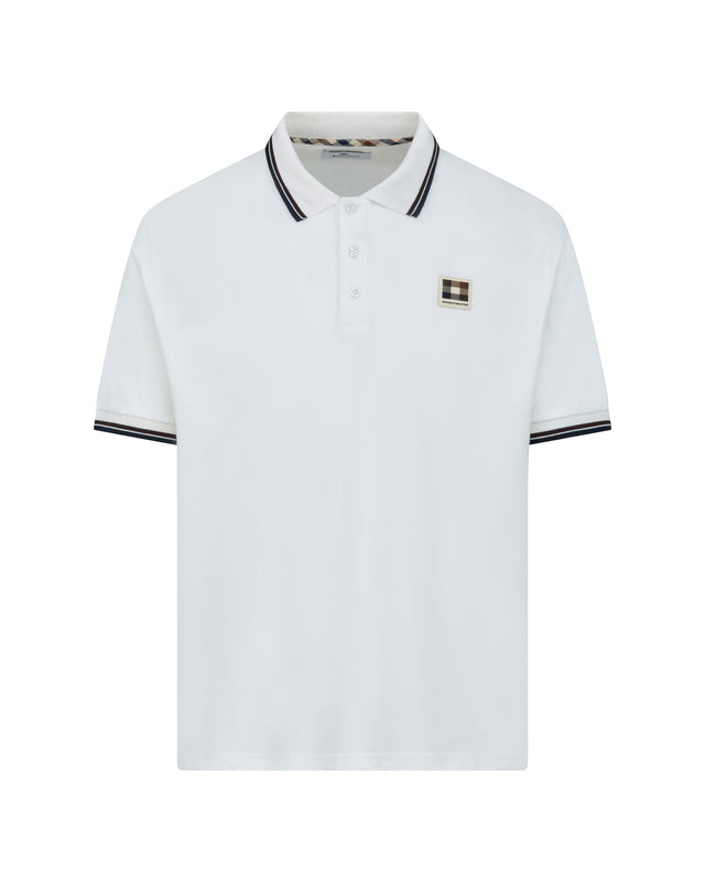 STRETCH PIQUET STRIPES POLO