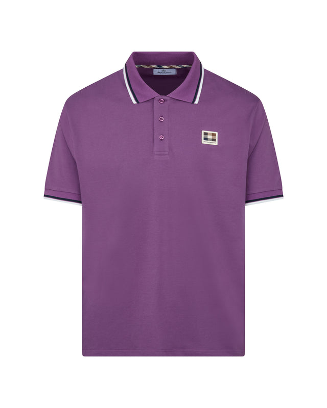 STRETCH PIQUET STRIPES POLO