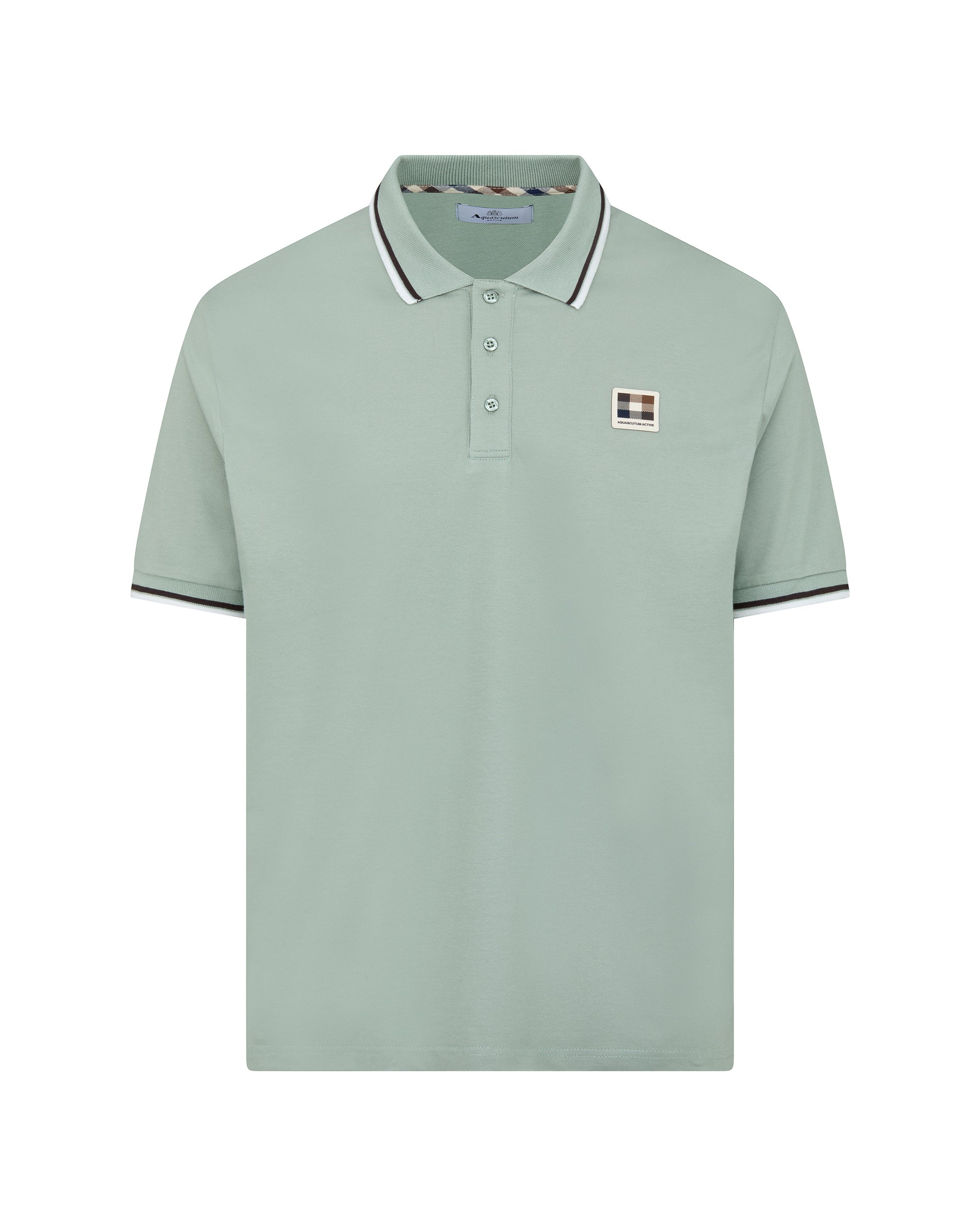 STRETCH PIQUET STRIPES POLO