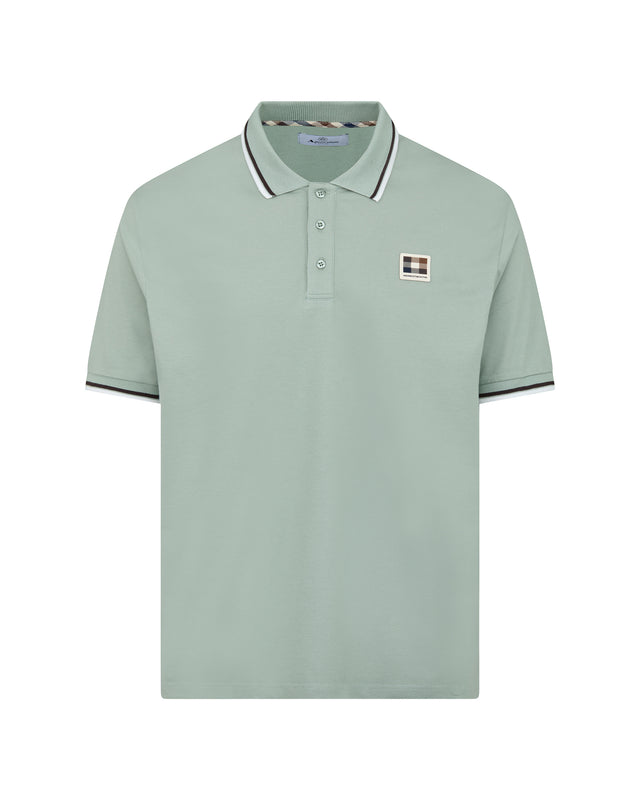 STRETCH PIQUET STRIPES POLO