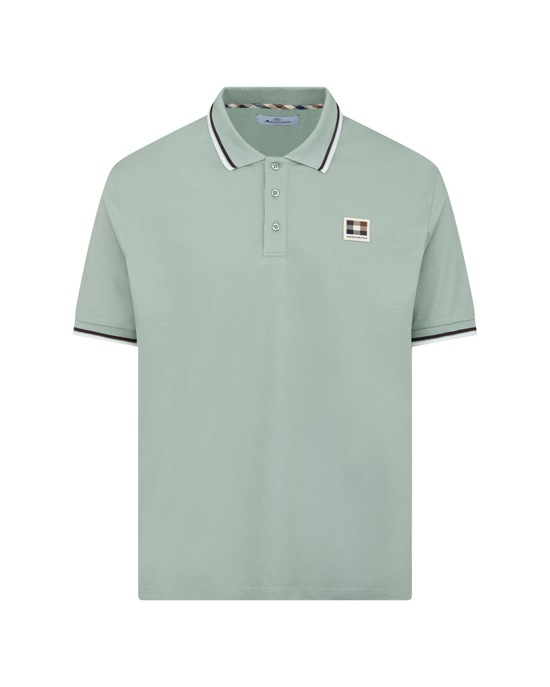 STRETCH PIQUET STRIPES POLO