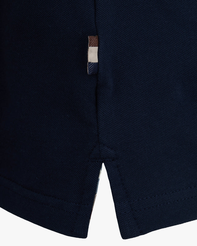 STRETCH PIQUET INSERT POLO
