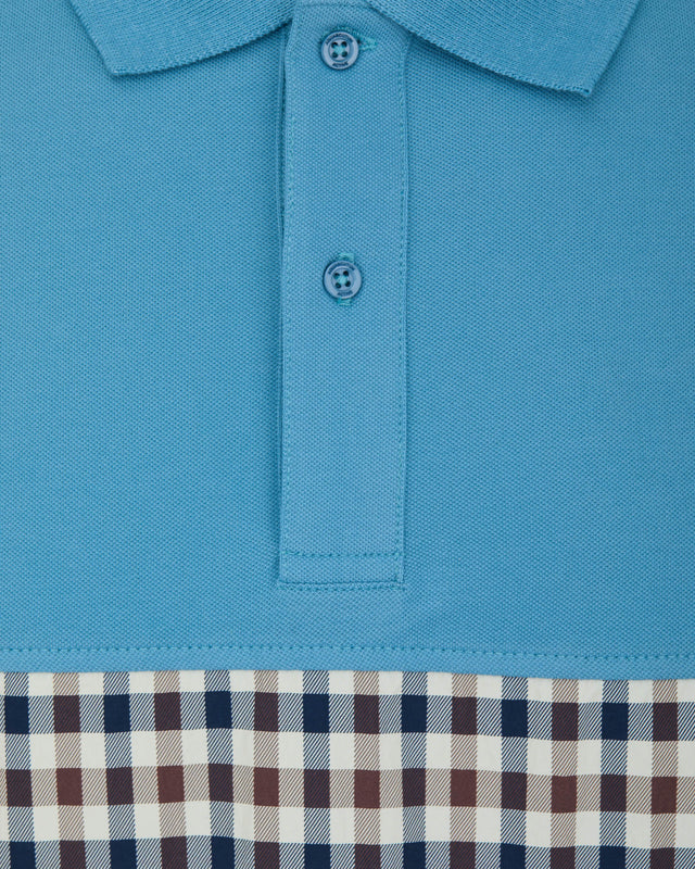 STRETCH PIQUET INSERT POLO