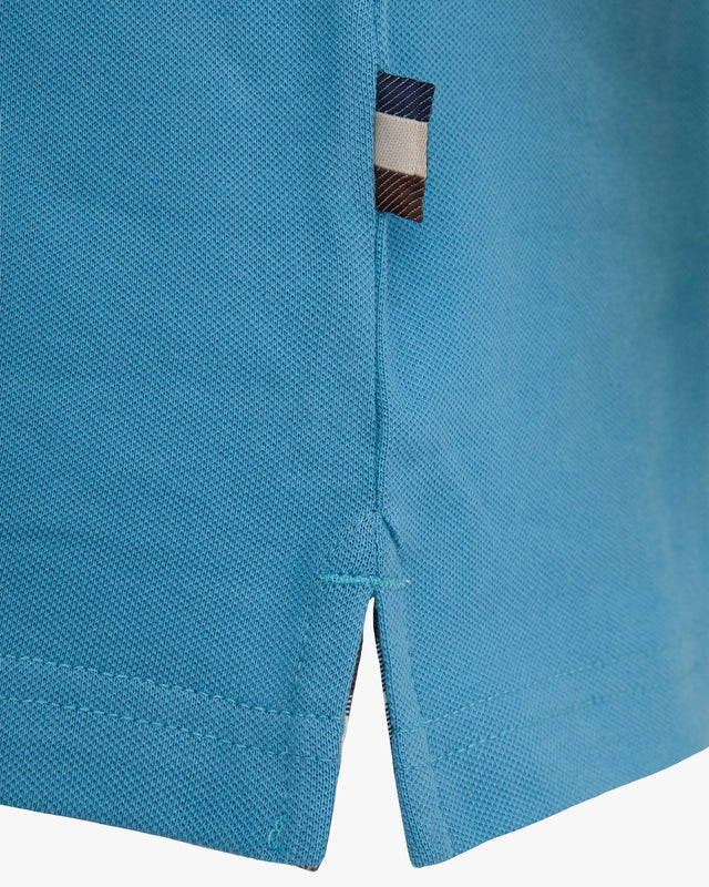 STRETCH PIQUET INSERT POLO