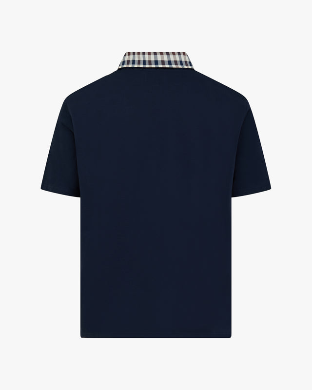 CLUB CHECK COLLAR POLO
