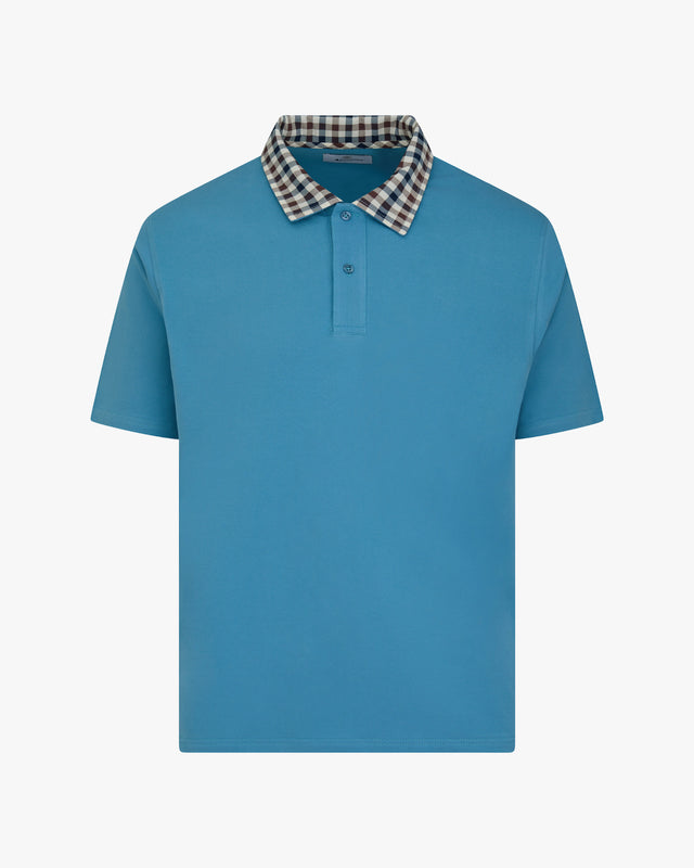 CLUB CHECK COLLAR POLO