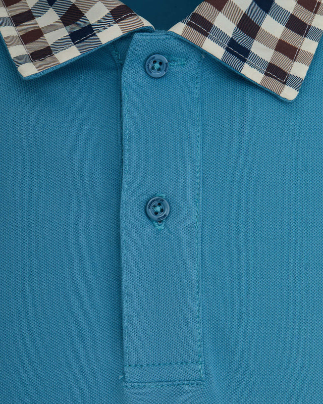 CLUB CHECK COLLAR POLO