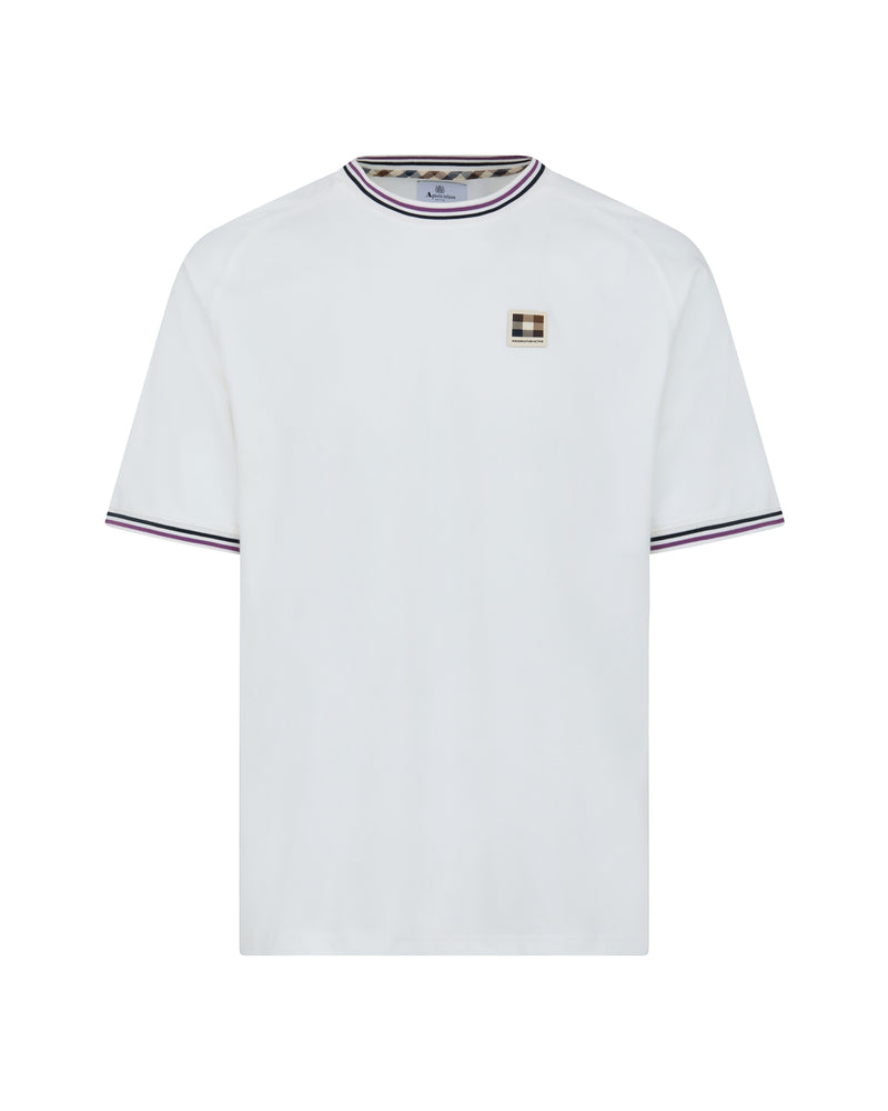 STRIPES PIQUET T-SHIRT