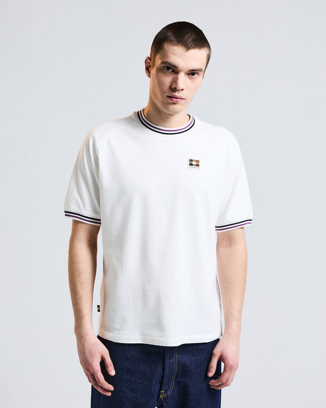 Aquascutum Active STRIPES PIQUET T-SHIRT
