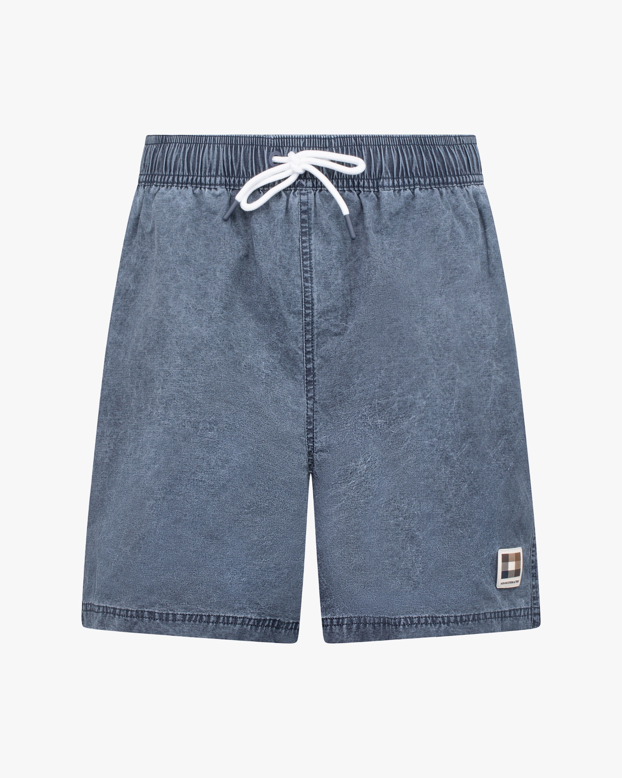 WASHED BADGE BEACH SHORTS