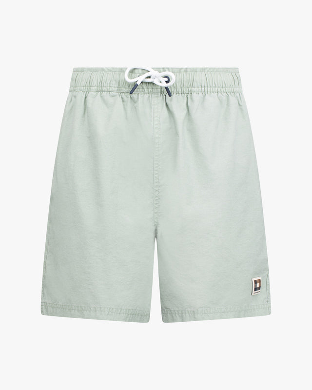 WASHED BADGE BEACH SHORTS
