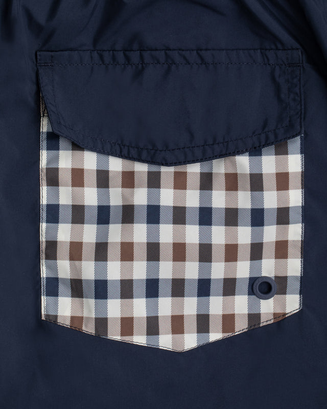 Aquascutum Active CLUB CHECK POCKET BEACH SHORTS