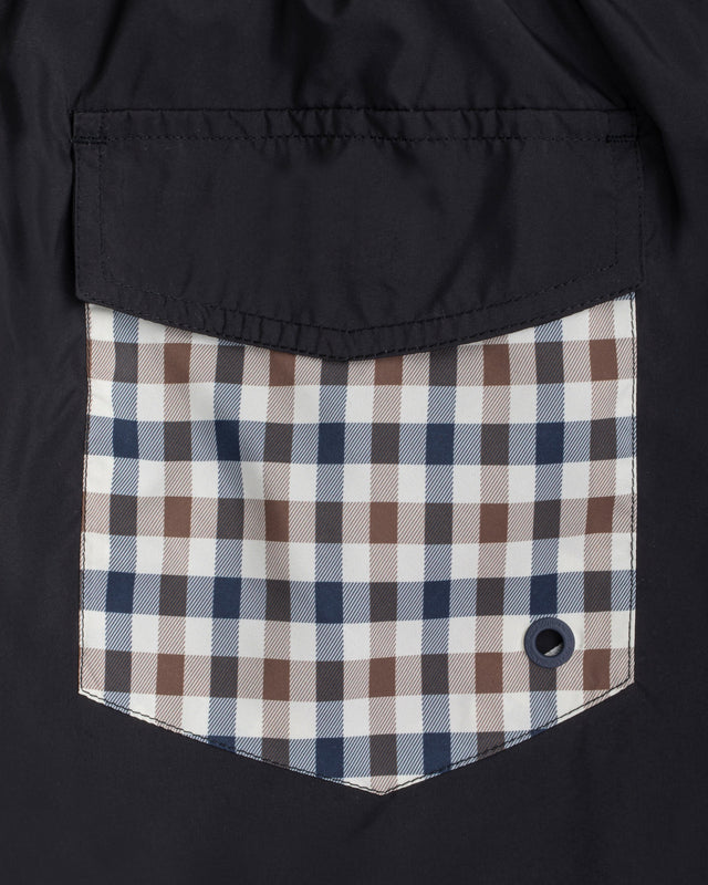 Aquascutum Active CLUB CHECK POCKET BEACH SHORTS