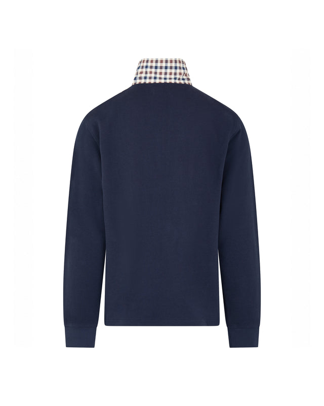 HEAVY PIQUET COLLAR ZIP POLO