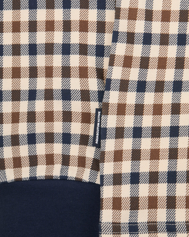 CHECK HEAVY PIQUET POLO