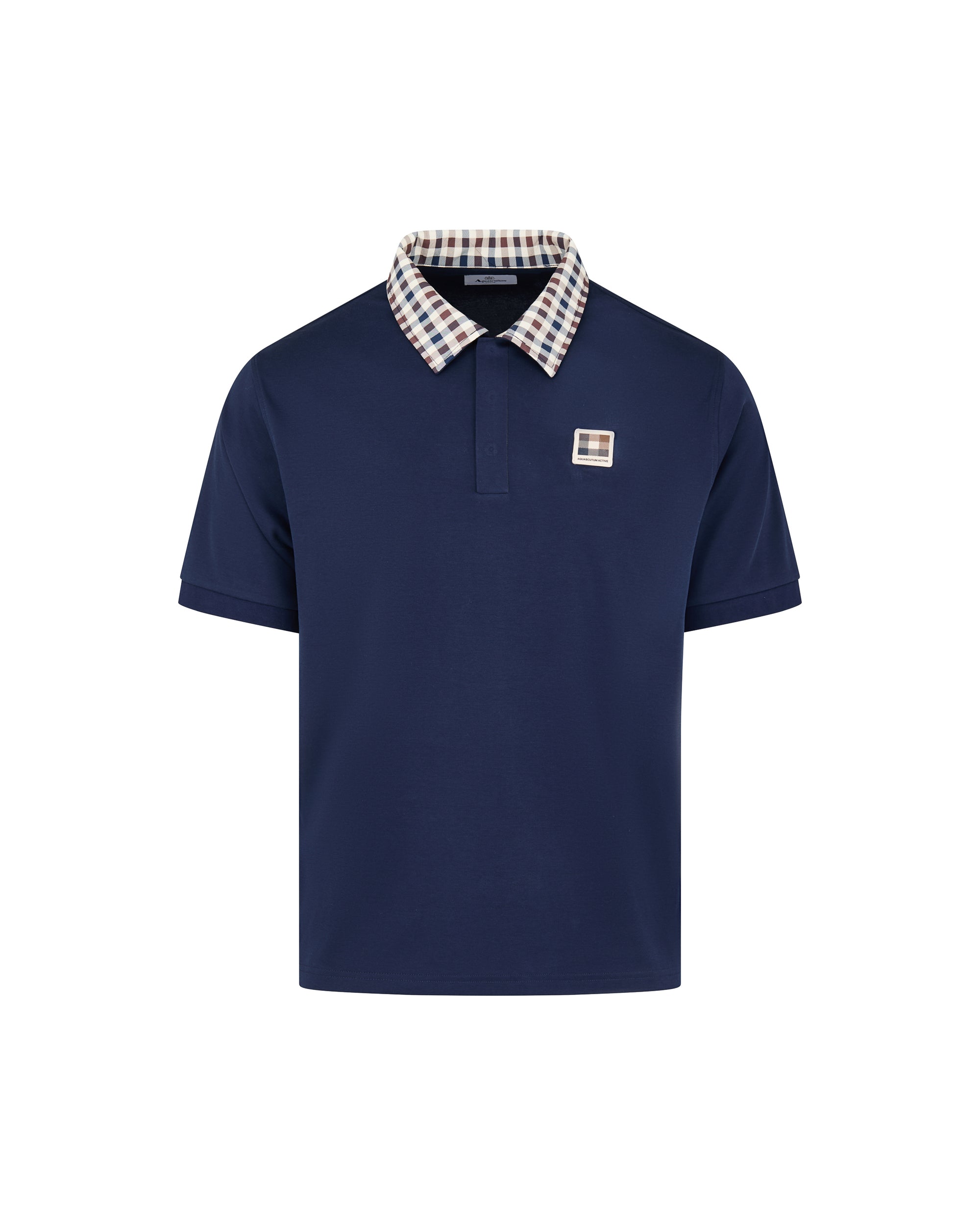 CHECK COLLAR TECH POLO