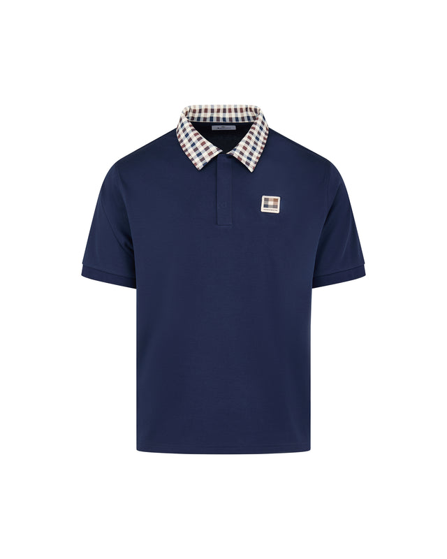CHECK COLLAR TECH POLO