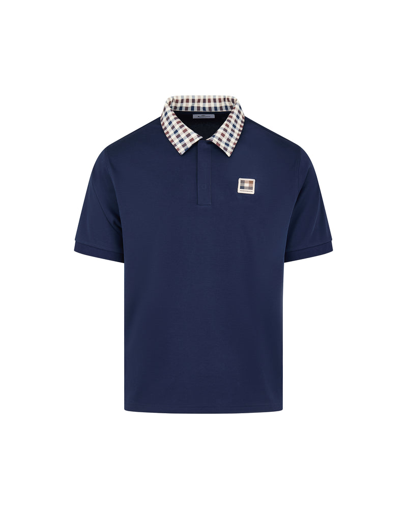 CHECK COLLAR TECH POLO