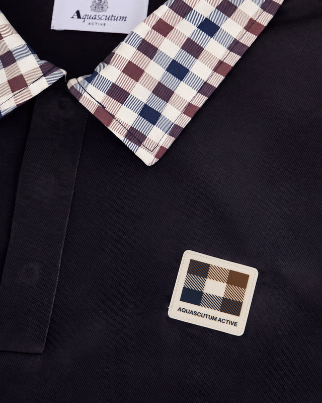 CHECK COLLAR TECH POLO