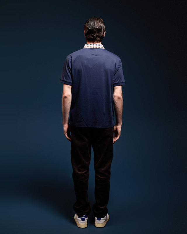 CHECK COLLAR TECH POLO