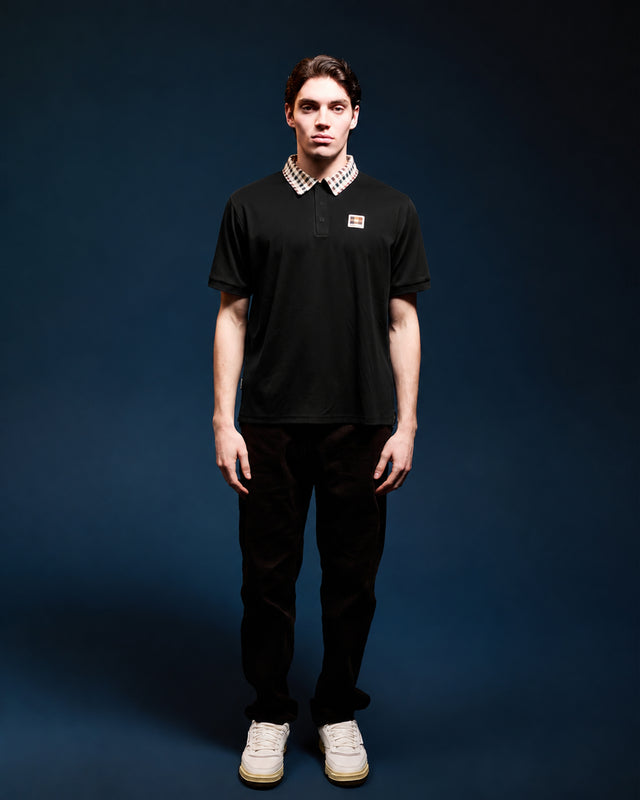 CHECK COLLAR TECH POLO