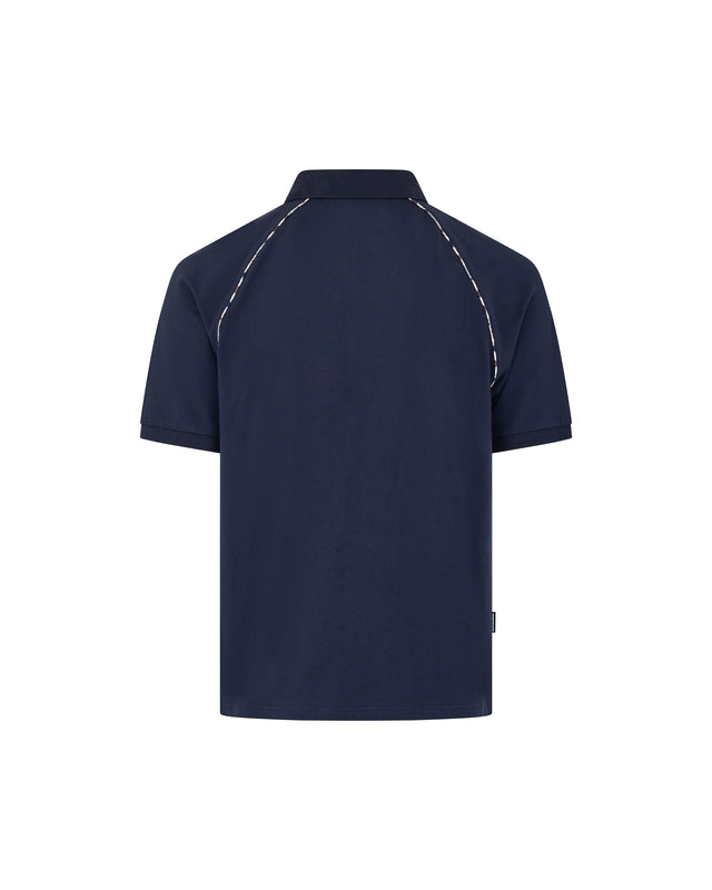 STRETCH PIQUET PIPING POLO