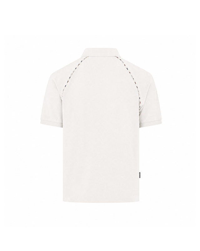 STRETCH PIQUET PIPING POLO