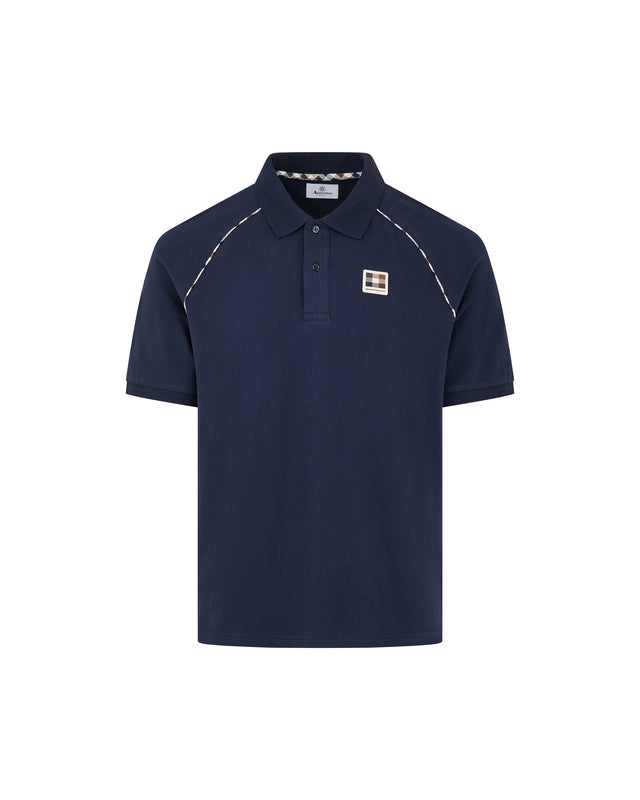 STRETCH PIQUET PIPING POLO