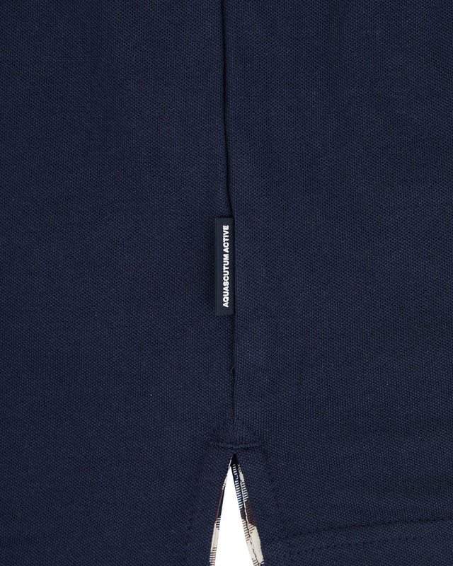 STRETCH PIQUET PIPING POLO