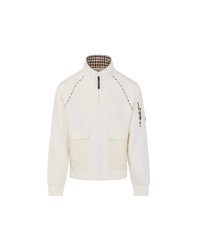 1/4 ZIP STRETCH FLEECE