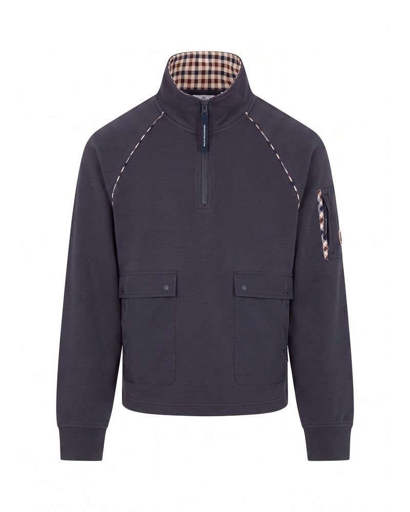 1/4 ZIP STRETCH FLEECE