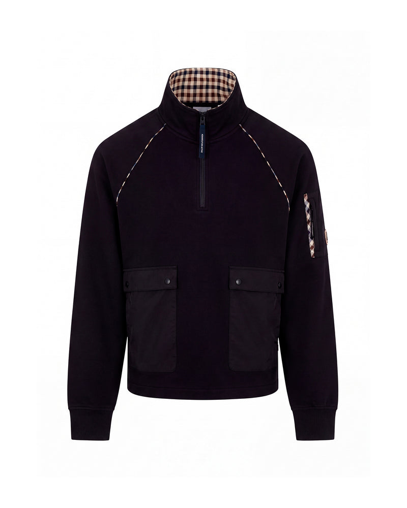 1/4 ZIP STRETCH FLEECE
