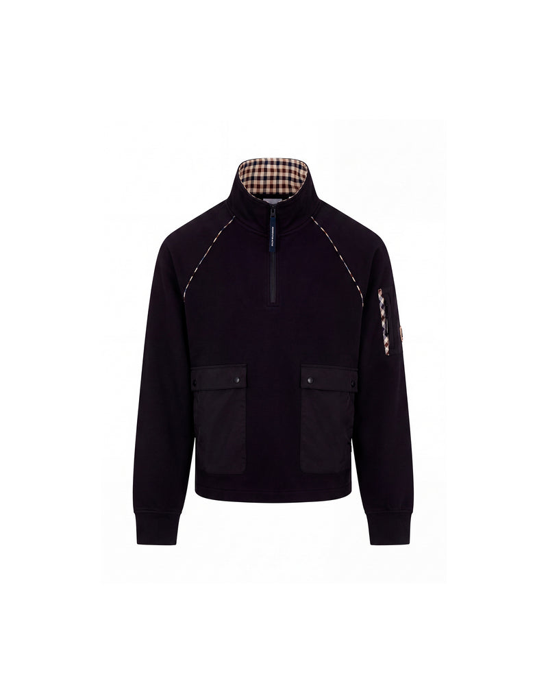 1/4 ZIP STRETCH FLEECE
