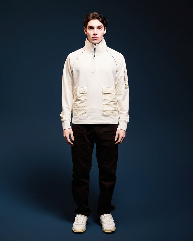 1/4 ZIP STRETCH FLEECE