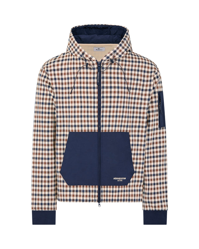 CHECK FZ STRETCH FLEECE
