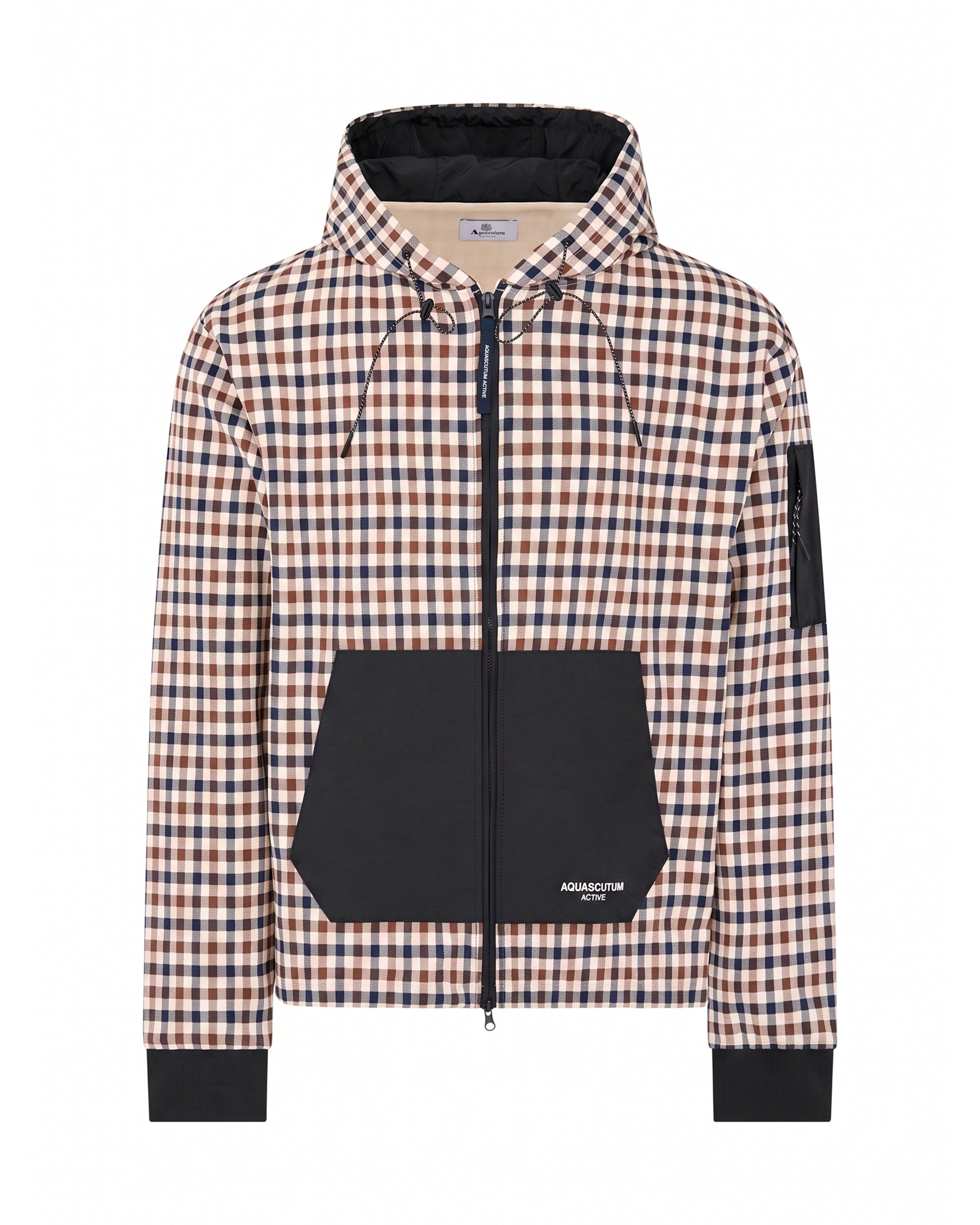 CHECK FZ STRETCH FLEECE