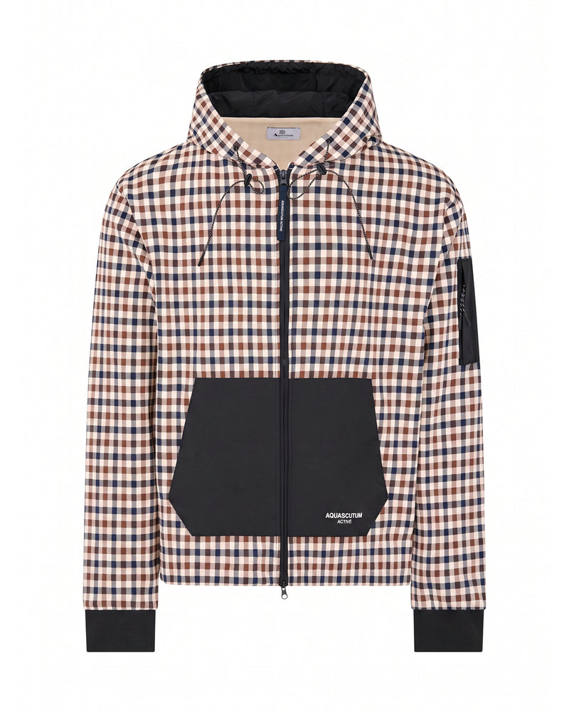 CHECK FZ STRETCH FLEECE