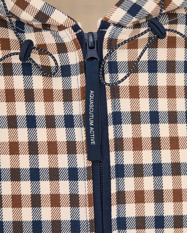 CHECK FZ STRETCH FLEECE
