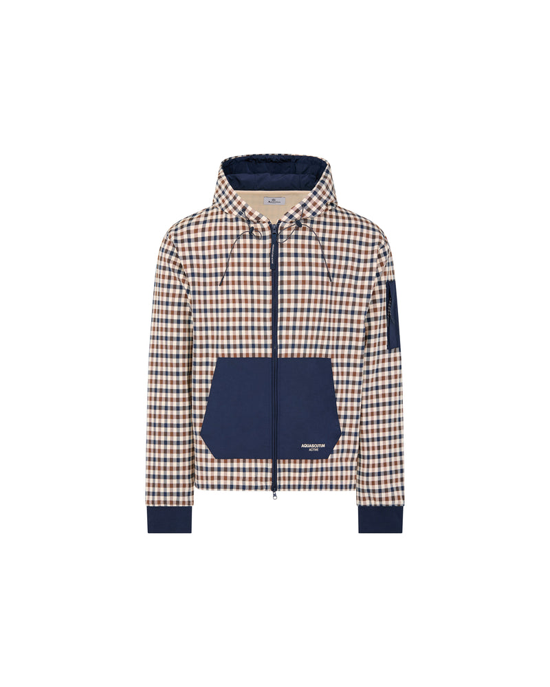 CHECK FZ STRETCH FLEECE