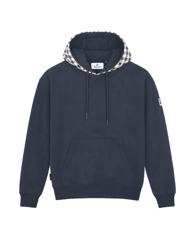 CLUB CHECK HOODIE FLEECE