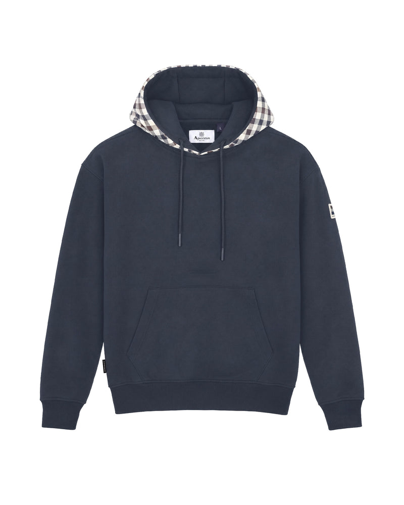 CLUB CHECK HOODIE FLEECE