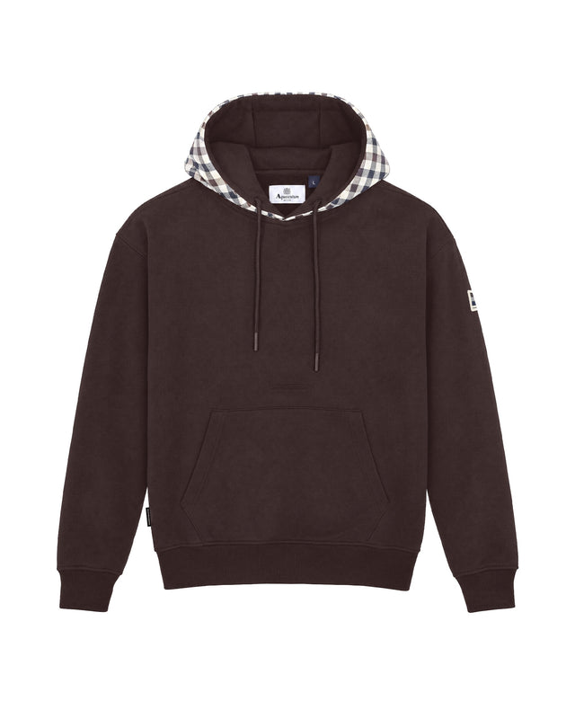 CLUB CHECK HOODIE FLEECE