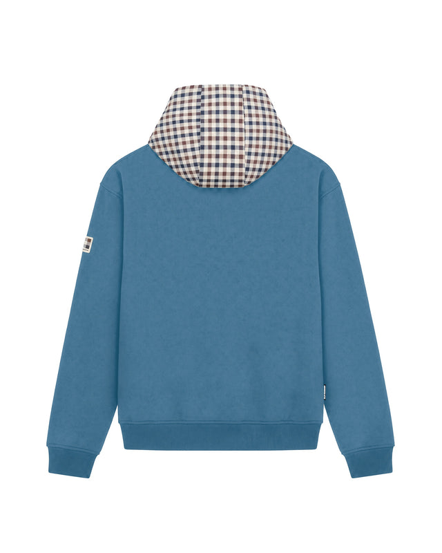 CLUB CHECK HOODIE FLEECE