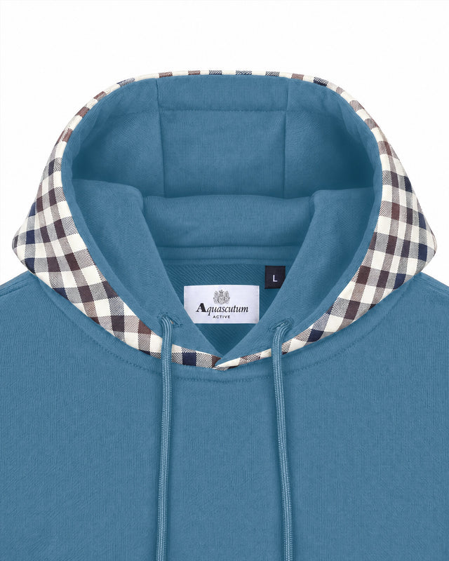 CLUB CHECK HOODIE FLEECE