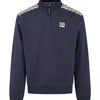 CHECK SHOULDER 1/4 ZIP FLEECE