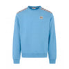 CHECK SHOULDER CREWNECK FLEECE