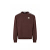 CHECK SHOULDER CREWNECK FLEECE